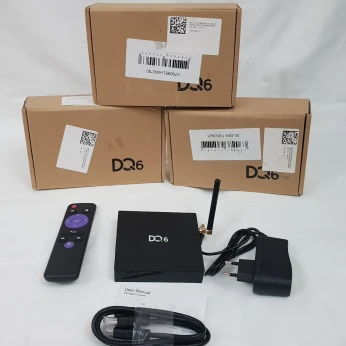 Box TV DQ6 Android 10 4go RAM 64go de memoir décodeur Importé de France