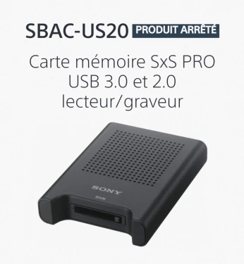 Lecture carte sxs sony