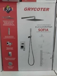 GRYCOTER SOFIA DOUCHE ENCASTRER 2 FONCTION CHROME