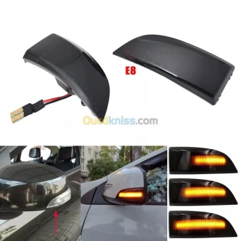 Clignotants dynamique pour Renault Megane 3 , Scenic 3 , Fluence, latitude.