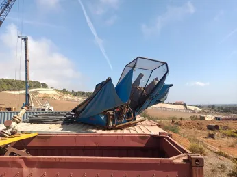 récolteuse d'olives 2018