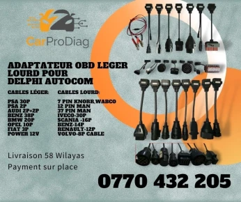 Adaptateur leger lourd pour Delphi Autocom TCS launch