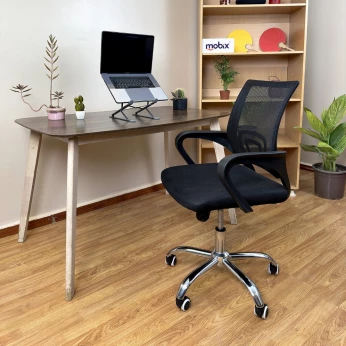 CHAISE OPERATEUR OP-938 et VISITEUR VS-938 filet ergonomique avec support lombaire
