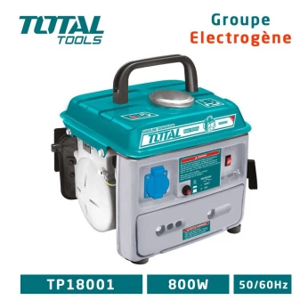 TOTAL Groupe Electrogène Avec Un Panneau De Contrôle 800W TP18001