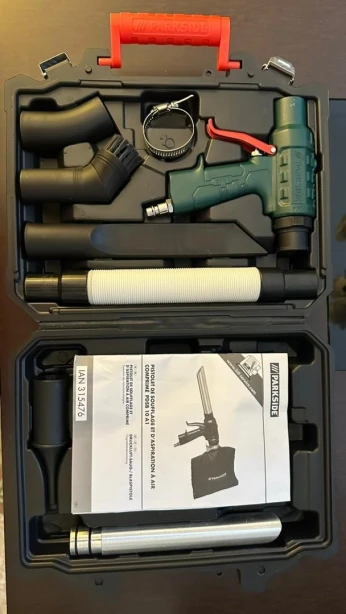 PISTOLET DE SOUFFLAGE ET D'ASPIRATION À AIR COMPRIMÉ PDSB 10 A1 parkside