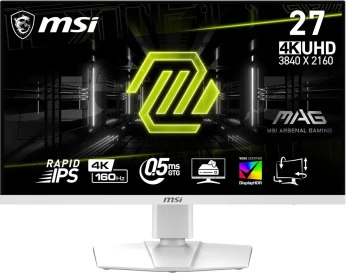 MSI 27" LED MAG 274URFW 4K 0.5ms 16/9 / Rapid IPS / HDR 400 / 160 Hz / FreeSync Premium / White