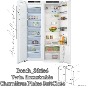 Réfrigérateur&Congélateur Encastrable/ Bosch & Siemens & Candy & Whirpool