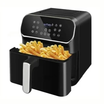 Friteuse Sans Huile SilverCrest Air Fryer 5.5L XL Écran Tactile LED 1700W Modèle AF9214 Noir