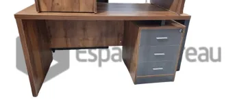 Bureau 3Tirroirs Fix MDF 1M40