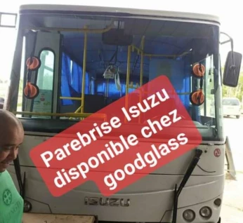 Vitre pare-brise bus camion engin