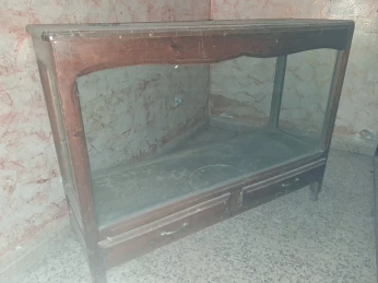 Aquarium avec meuble sur pied verre 10mm