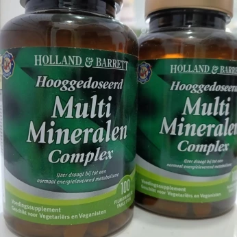Holland and Barrett super multiminéraux 100 comprimés
