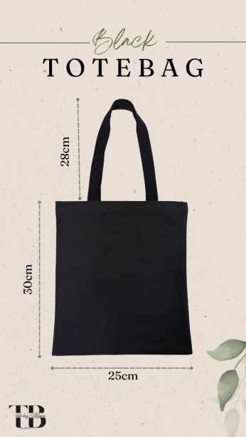 Sacs en Tissue (Totebag) en noir