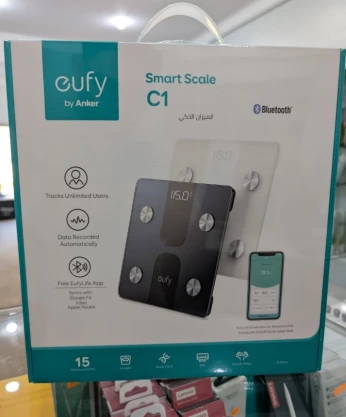 eufy Smart Scale C1 Balance avec bluetooth d'analyse corporelle Plage de pesée (max.)=150 kg blanc