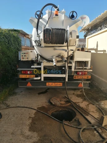 Nettoyage de canalisations Vidange