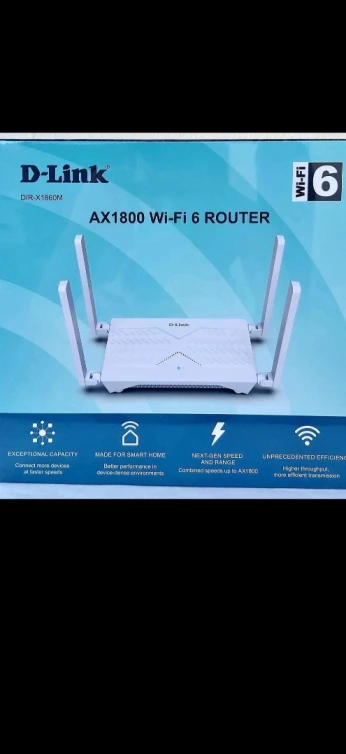 Router Wi-Fi6 AX1800 DIR-X1860M