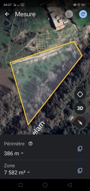 Vente Terrain Agricole Setif Hammam guergour 4