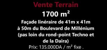 Vente Terrain Oran Bir el djir