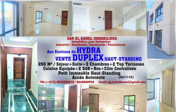 Vente Duplex Alger Hydra