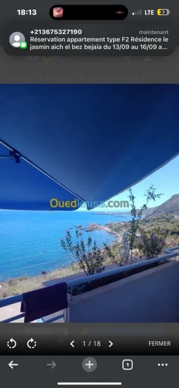 Location vacances Appartement F02 Béjaïa Bejaia 15