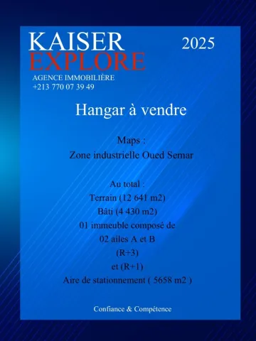 Vente Hangar Alger Oued smar 2