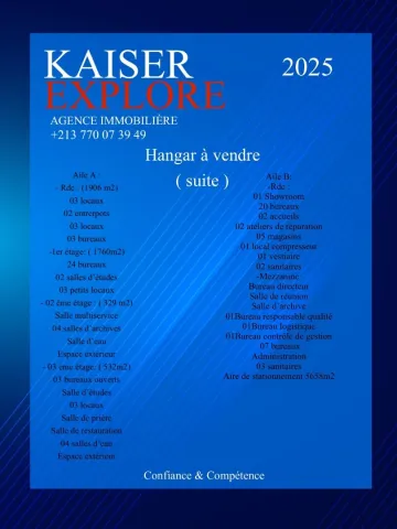 Vente Hangar Alger Oued smar 3
