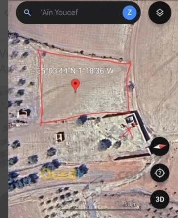 Vente Terrain Agricole Tlemcen Ain youcef