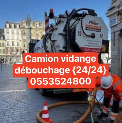 Camion vidange Débouchage Canalisations