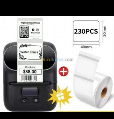 Papier Étiqueteuse Portable Bluetooth E210
