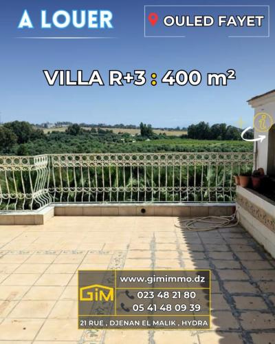Location Villa Alger Ouled fayet