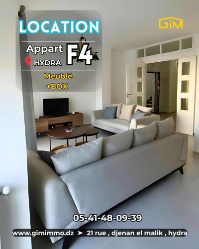 Location Appartement F4 Alger Hydra