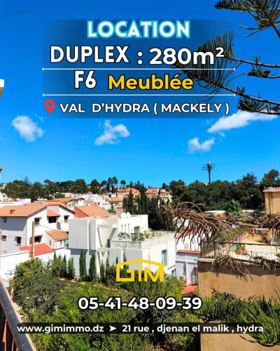 Rent Apartment F6 Alger Hydra