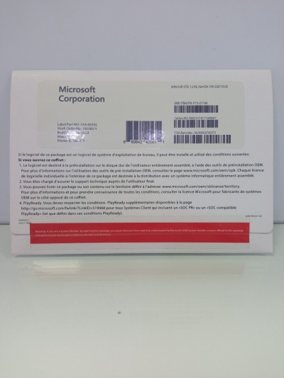 MICROSOFT WINDOWS SERVER DATACENTER 2012 R2 COFFRET