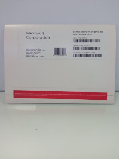 WINDOWS PRO 8.1 * 64 ENG INTL OEI coffret