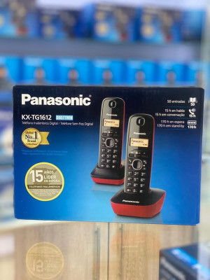PANASONIC POSTE TELEPHONIQUE SANS FIL DOUBLE COMBINÉ KX-TG1612