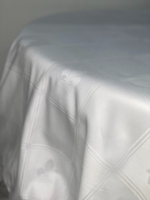 bedding-household-linen-curtains-nappe-blanche-fleur-de-lys-kolea-tipaza-algeria