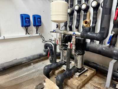 Station de pompage avec variateur de frequence