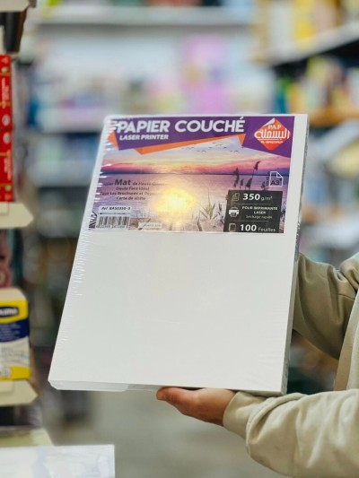PAPIER COUCHER A3+/A4 BLANC MATTE EST BRIANT 