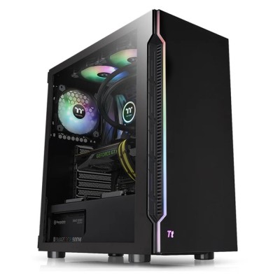 BOITIER THERMALTAKE H200 TG RGB BLACK