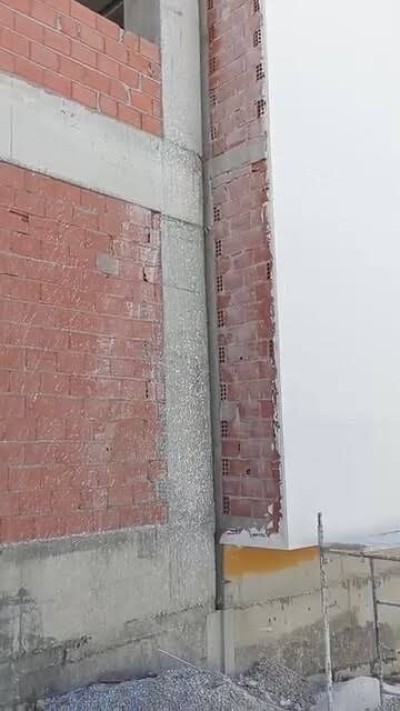 Application plâtre projeté