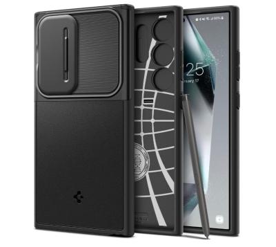 Spigen Pochette Optik Armor Antichoc Pour Samsung Galaxy S24 Ultra Protection Camera