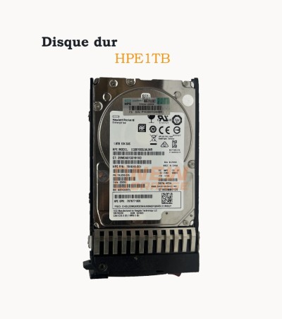 Disque dur sreveur HPE1TB 12G SAS 7.2K SFF 2.5