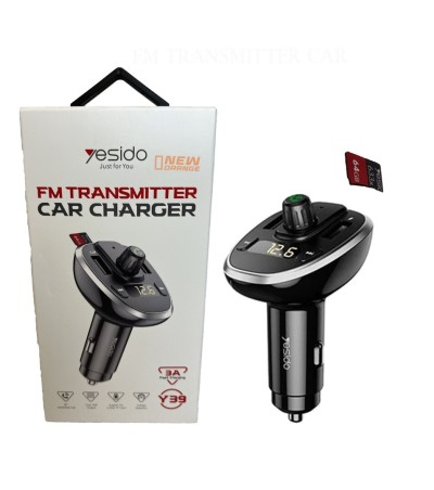 FM TRANSMITTER CAR CHARGER