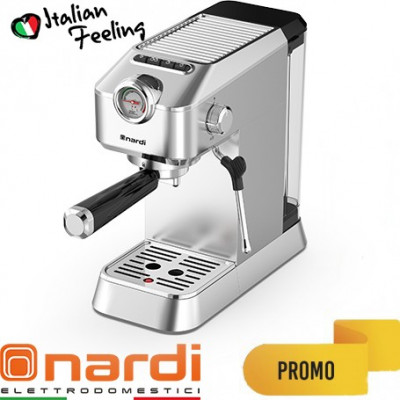 Machine à Café Moulu NARDI 20bar-1400W-Inox