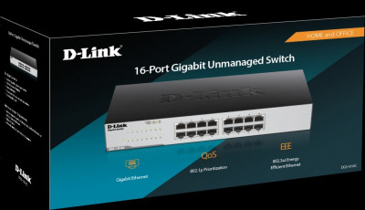 D-Link DGS-1016C Switch Métallique & Rackable 16 Port 10/100/1000 Mps