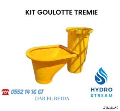 GOULOTTE A GRAVATS DE DECHARGE BÂTIMENT CONSTRUCTION CONE CHUT DEBRIS 