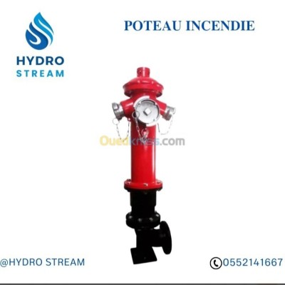 POTEAU ANTI INCENDIE _ RIA _ LANCE _ PROPORTIONEUR _ TUYAU _ Skid _ STATION DE POMPAGE _ BOUSTRE