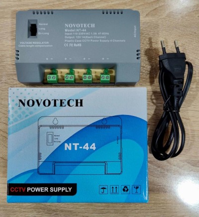 Bloc D'Alimentation 04 Sorties 12V-5A NOVOTECH NT-44 