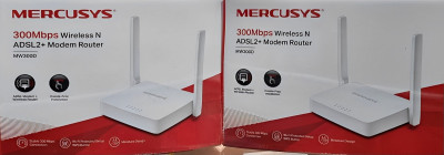 Modem Wireless Router TP-LINK MERCUSYS ADSL2+ MW300 N300