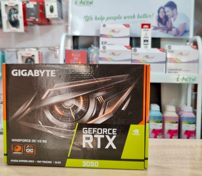 Carte Graphique GIGABYTE GeFORCE RTX 3050 WINDFORCE OC 2X 6G 